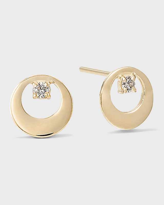 Solo Mini Bond Cusp Stud Earrings